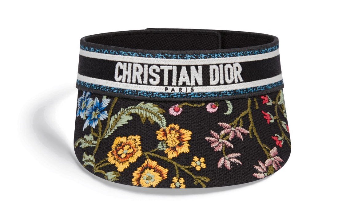 

Хлопковая женская шляпа от солнца DIOR, черный