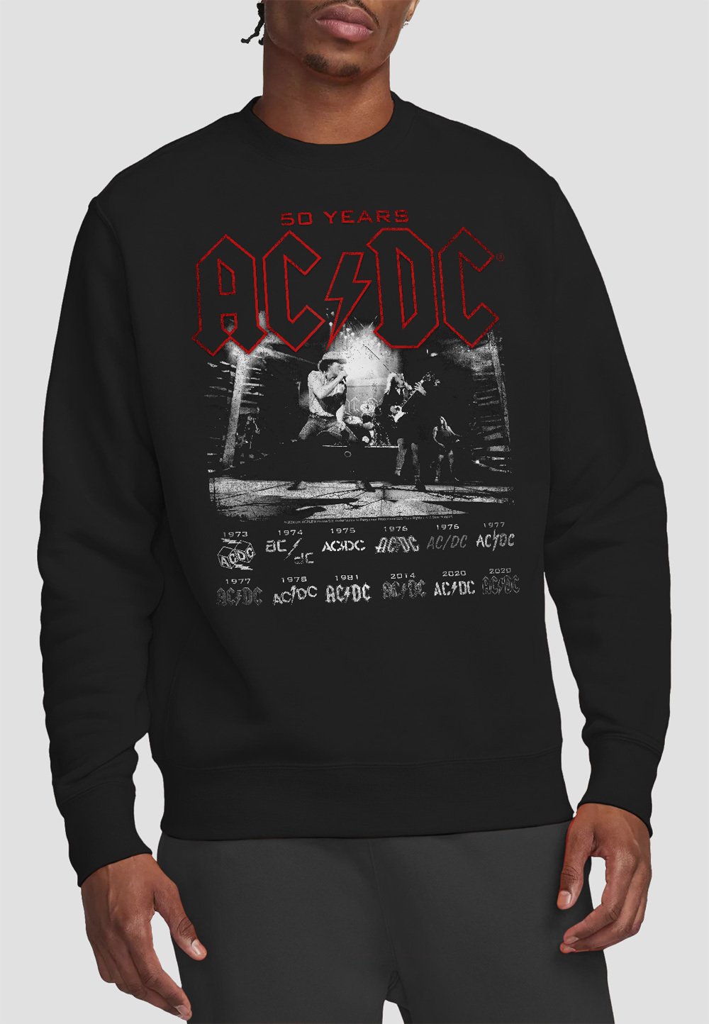 

Толстовка AC/DC LOGO STACK Cotton Soul, черный