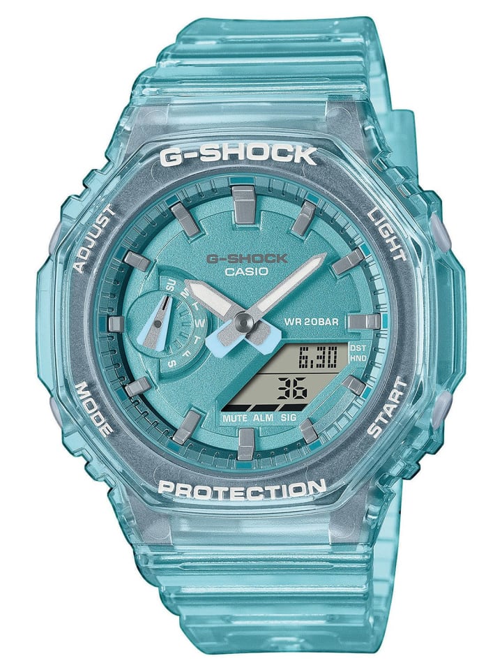 

Casio Женские часы G-Shock Classic Ana-Digi, бирюзовые