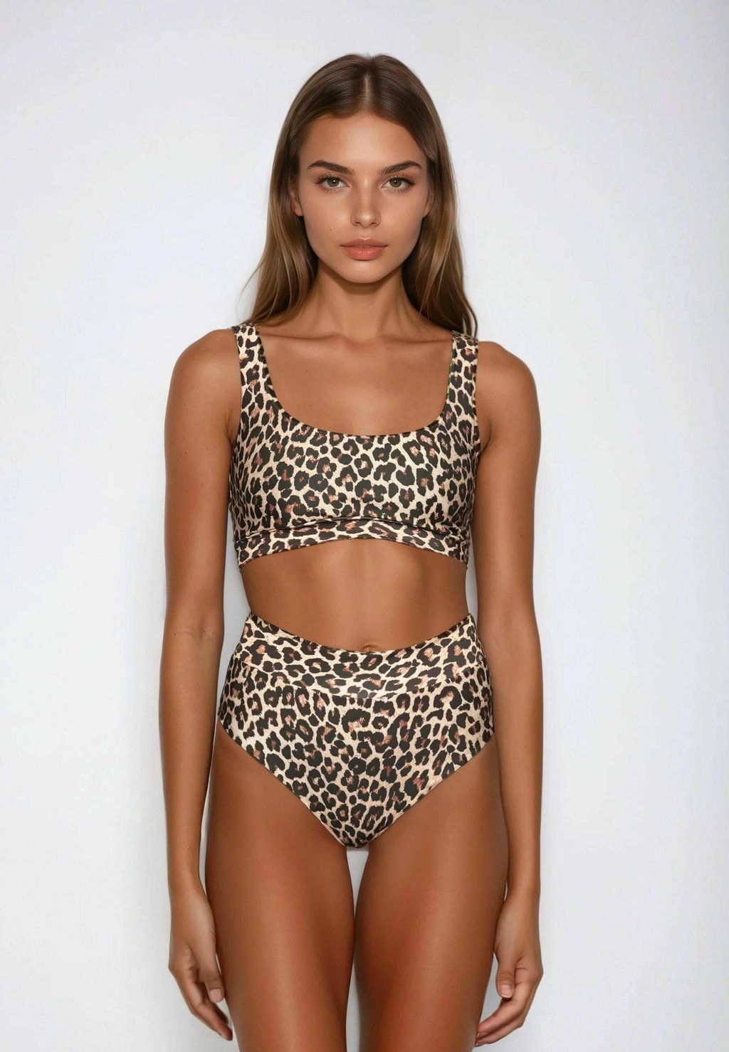 

Бикини HIGH-WAISTED SET- ANIMALIER CHEETAH MODERTE COVERAGE Flavia Valentini, мультиколор