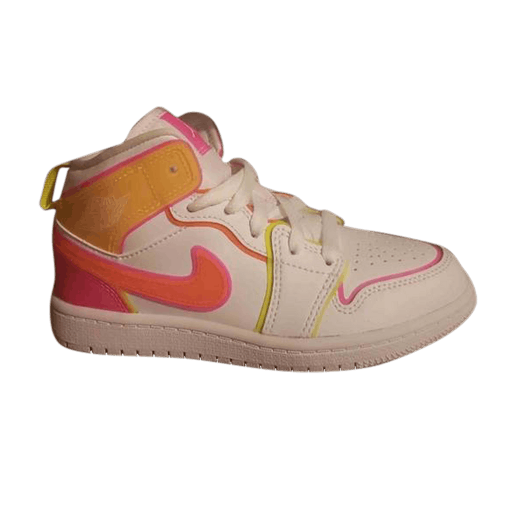 

Кроссовки Air Jordan Air Jordan 1 Mid PS 'Edge Glow', белый