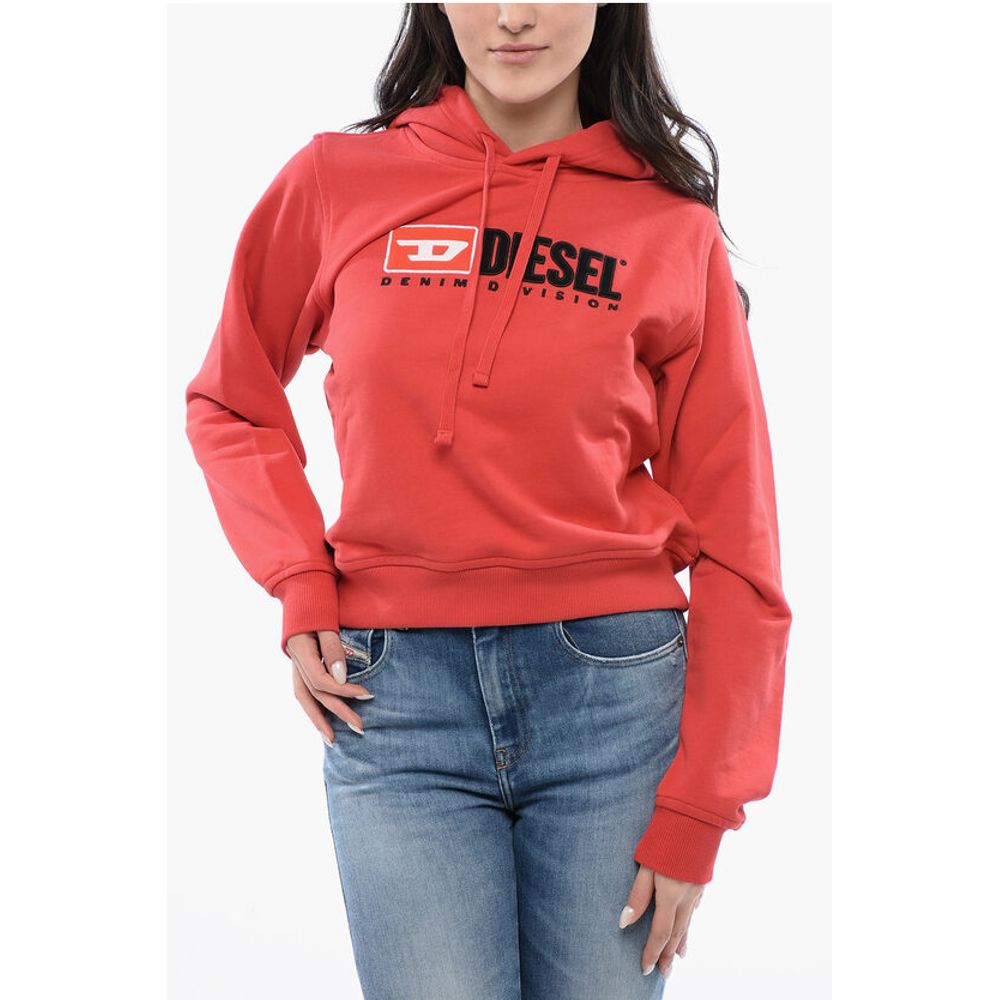 

Толстовка с капюшоном RED TAG F-REGGY-DIV с вышитым логотипом Diesel, Red