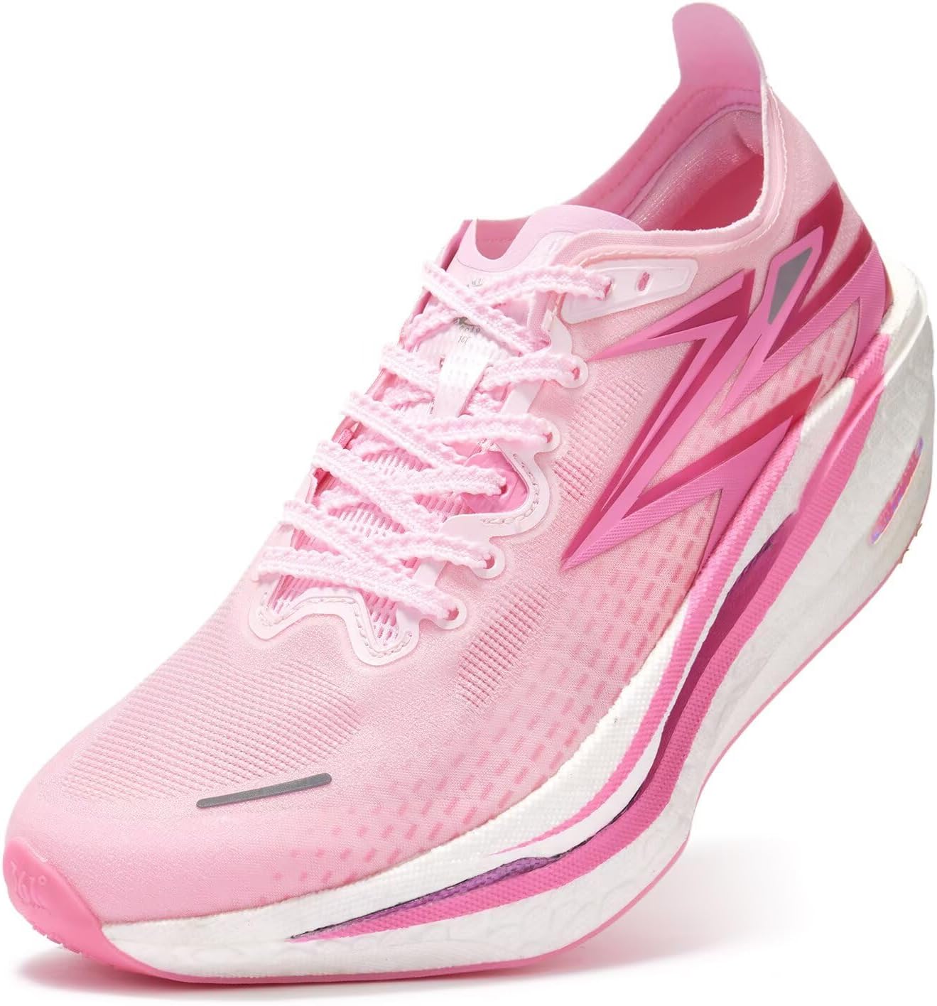 

Кроссовки 361 Flame 4.0 для мужчин с широкой стопой, легкие, дышащие, с амортизацией, карбоновой пластиной, для профессиональных забегов, подготовки к марафону, профессиональные мужские кроссовки 361°, розовый