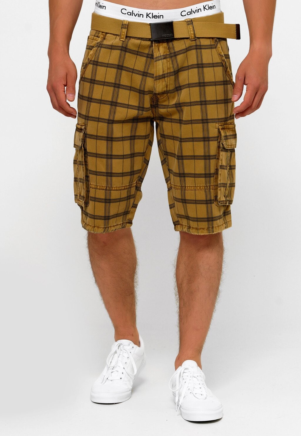 

Шорты BLIXT INDICODE JEANS, цвет amber check