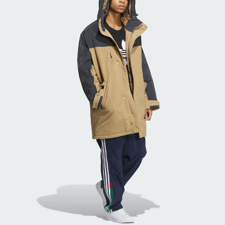 Мужская стеганая куртка Adidas Originals, цвет Cardbo — фото 4