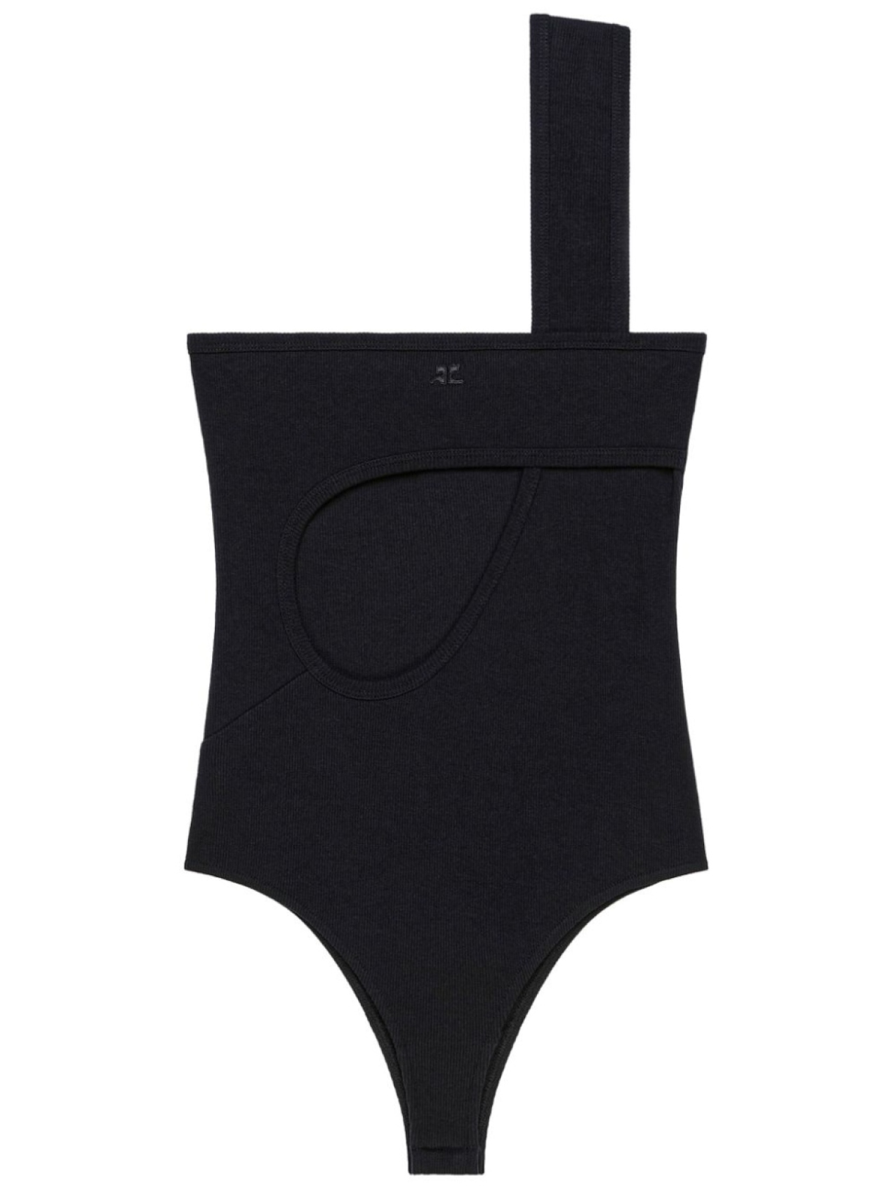 

Боди Courrèges Loop 90-х, черный