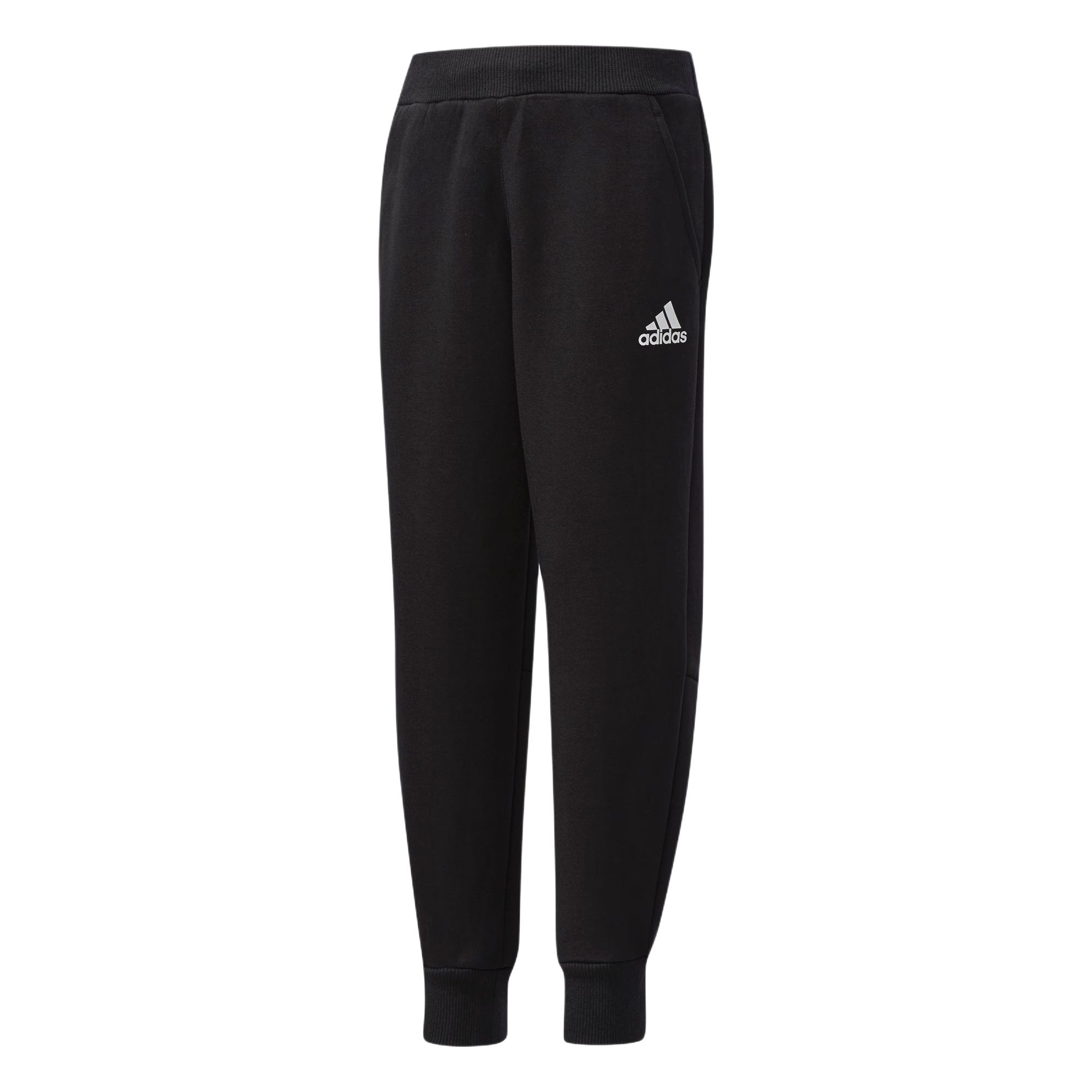 Adidas Детские вязаные спортивные штаны Black для детей 3-7 лет — фото 2