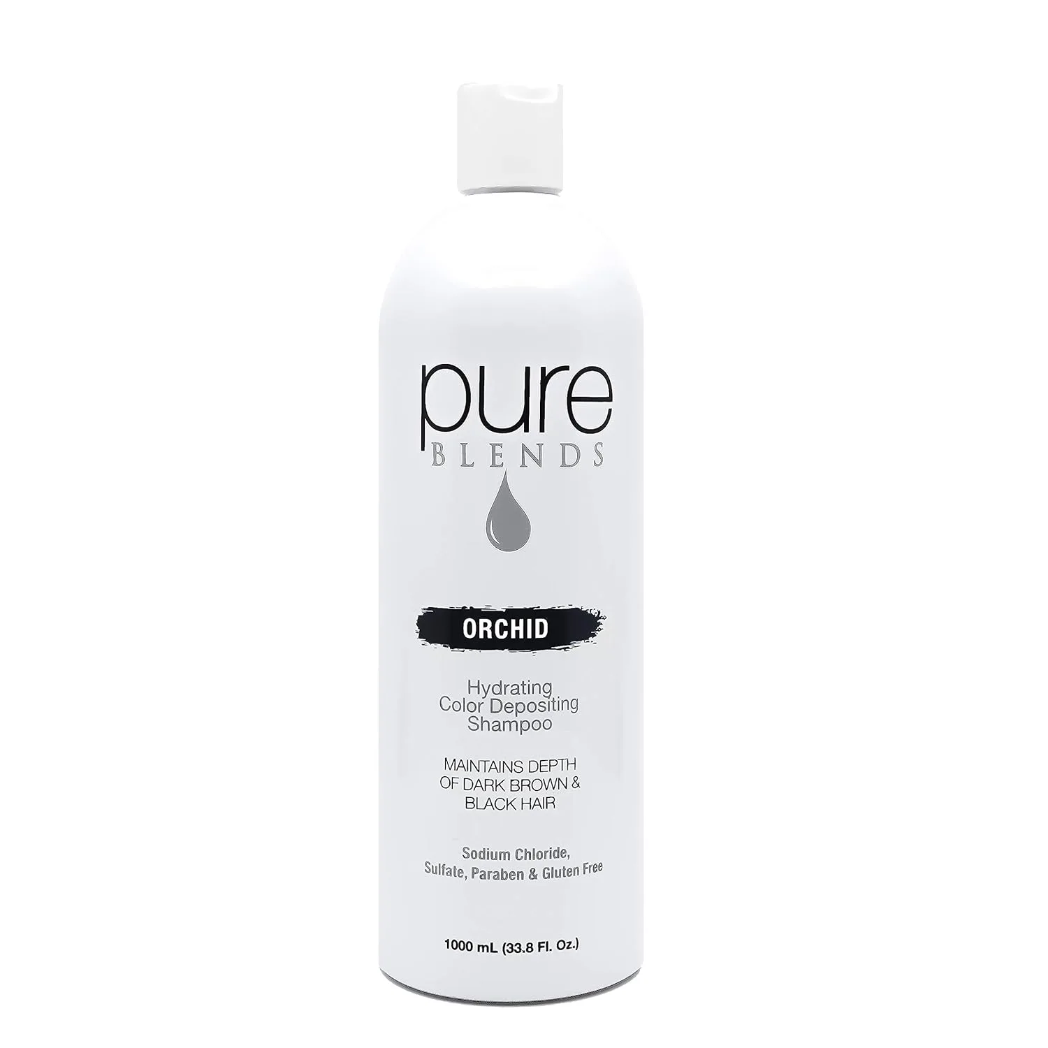 Pure Blends Orchid Color Depositing Shampoo & Conditioner 33.8 Oz (1 л) для осветления и тонирования выцветших волос, предотвращает вымывание цвета и продлевает стойкость окрашивания — фото 2
