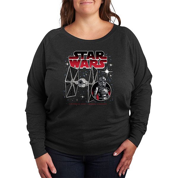 

Футболка с длинным рукавом Plus size Tie Fighter Pilot Star Wars, Heather Charcoal, Черный, Футболка с длинным рукавом Plus size Tie Fighter Pilot Star Wars, Heather Charcoal