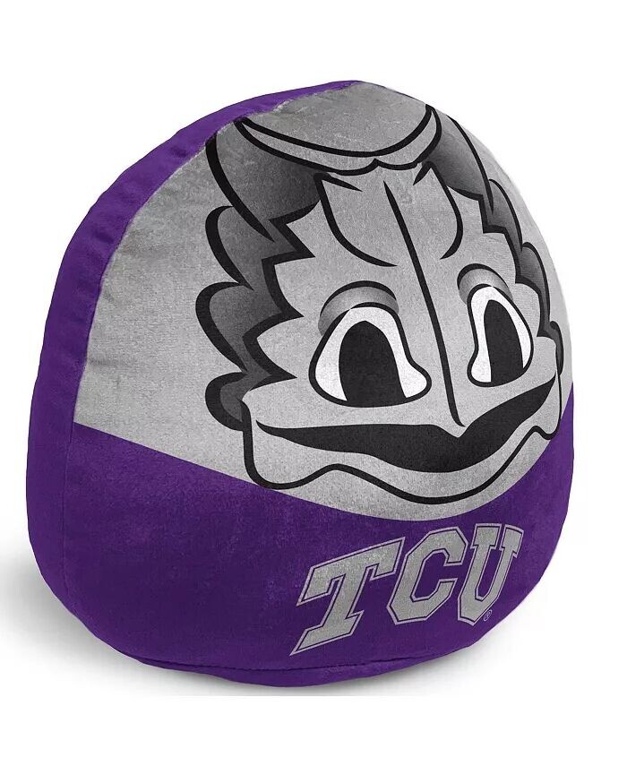

Плюшевая подушка-талисман TCU Horned Frogs Pegasus Home Fashions, фиолетовый