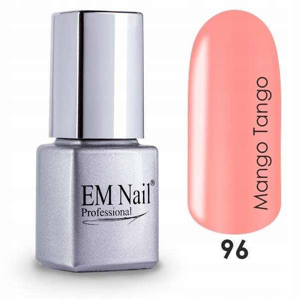 

EM Nail, гибридный лак для ногтей 96 Mango Tango, 6 мл