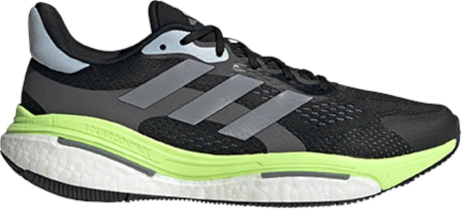 Мужские беговые кроссовки Adidas Solarcontrol 2, Black-Grey-Yellow