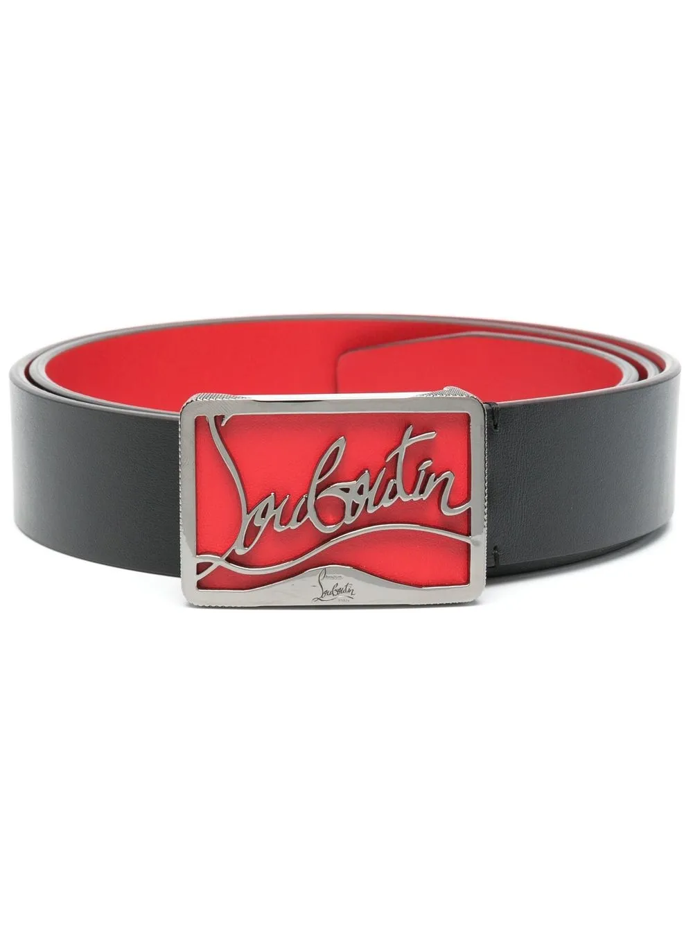 

Ремень Ricky с логотипом Christian Louboutin, черный