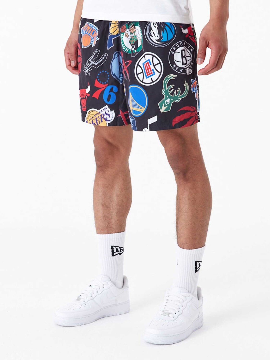 

Шорты New Era NBA AOP SHORT SHORT NBAALL, черный