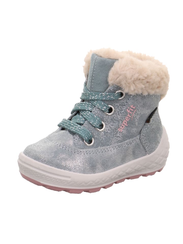 

Зимние ботинки GROOVY 2.0 светло-зеленого цвета superfit