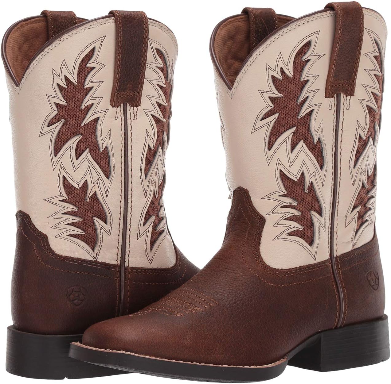 

Ботинки Ariat Kids Cowboy VentTEK, цвет Cognac Candy/Cantle Cream