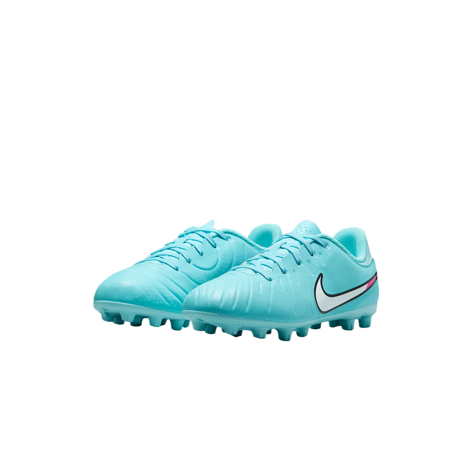 Nike Tiempo Legend 10 Academy низкие детские футбольные бутсы green kids — фото 4