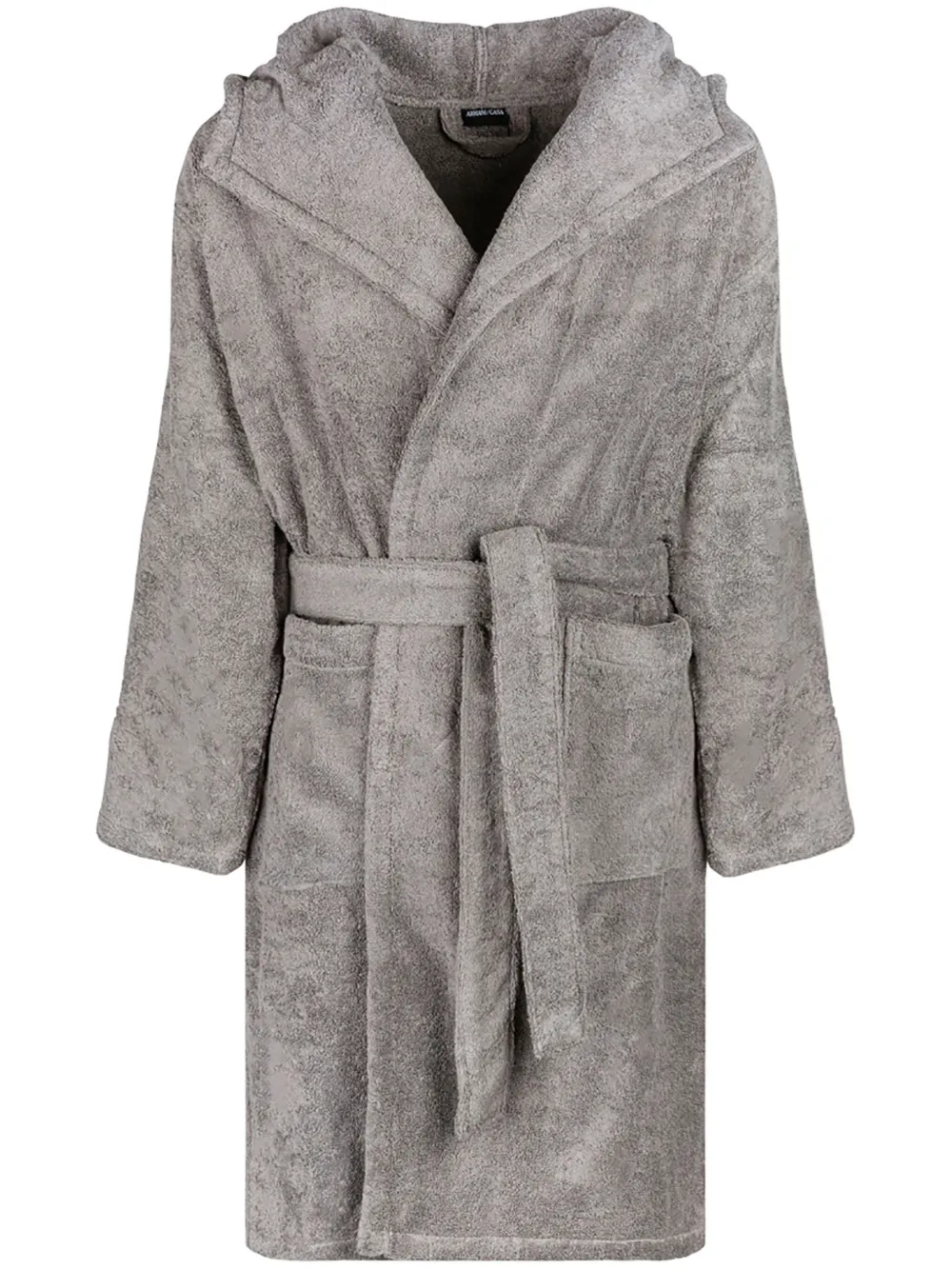

Халат с капюшоном Armani/Casa, серый
