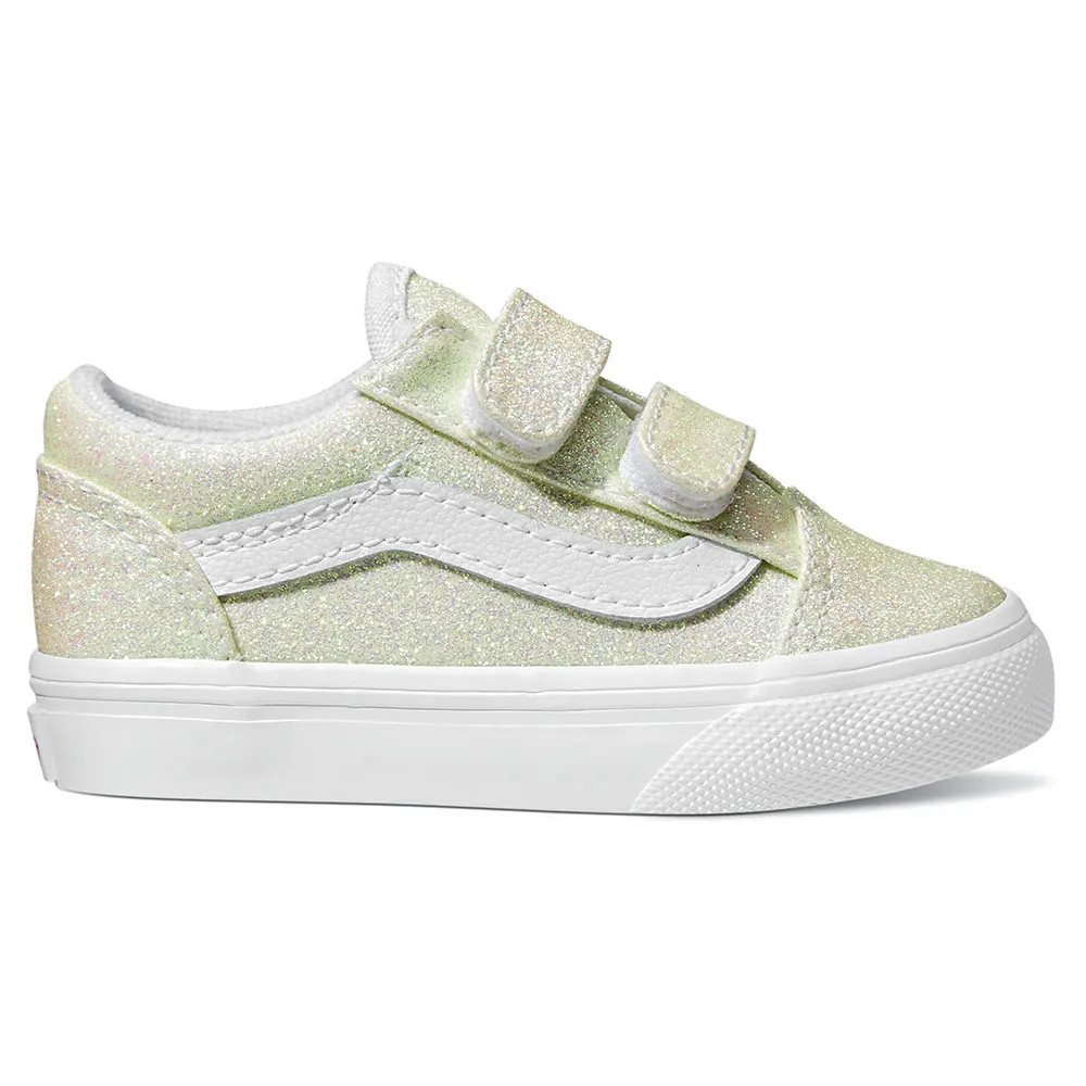 Кроссовки Vans Old Skool V Toddler, бежевый — фото 3