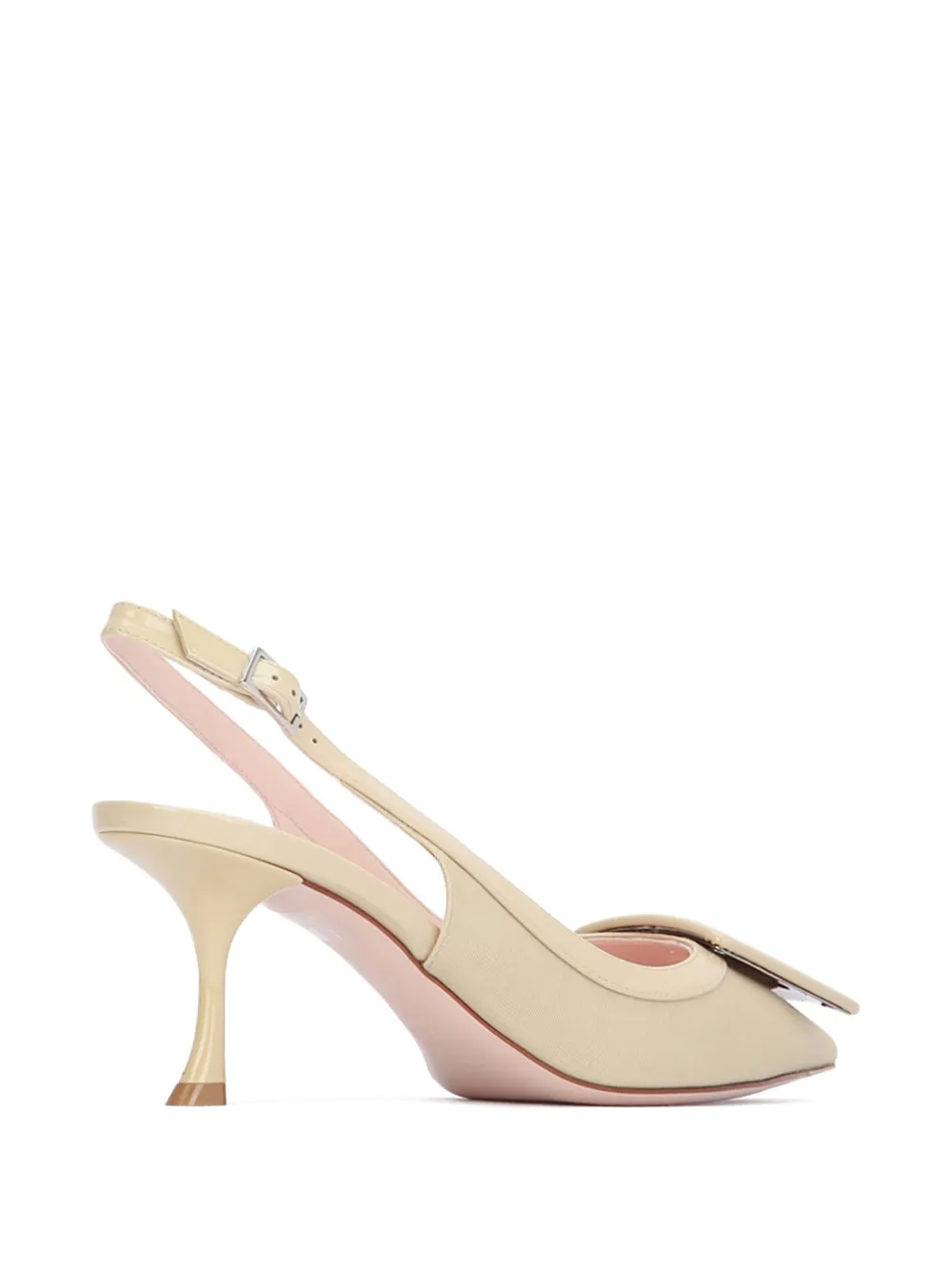 65-миллиметровые туфли Vin In The City с открытой пяткой Roger Vivier, нейтральный — фото 3
