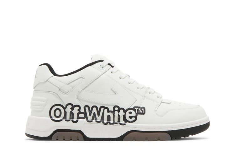 Кроссовки Off-White Off-White Out of Office Low 'Logo Print - White Black', белый — фото 2