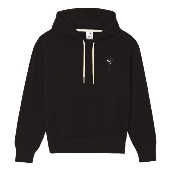 

Толстовка x ami hoodie 'black' Puma, черный