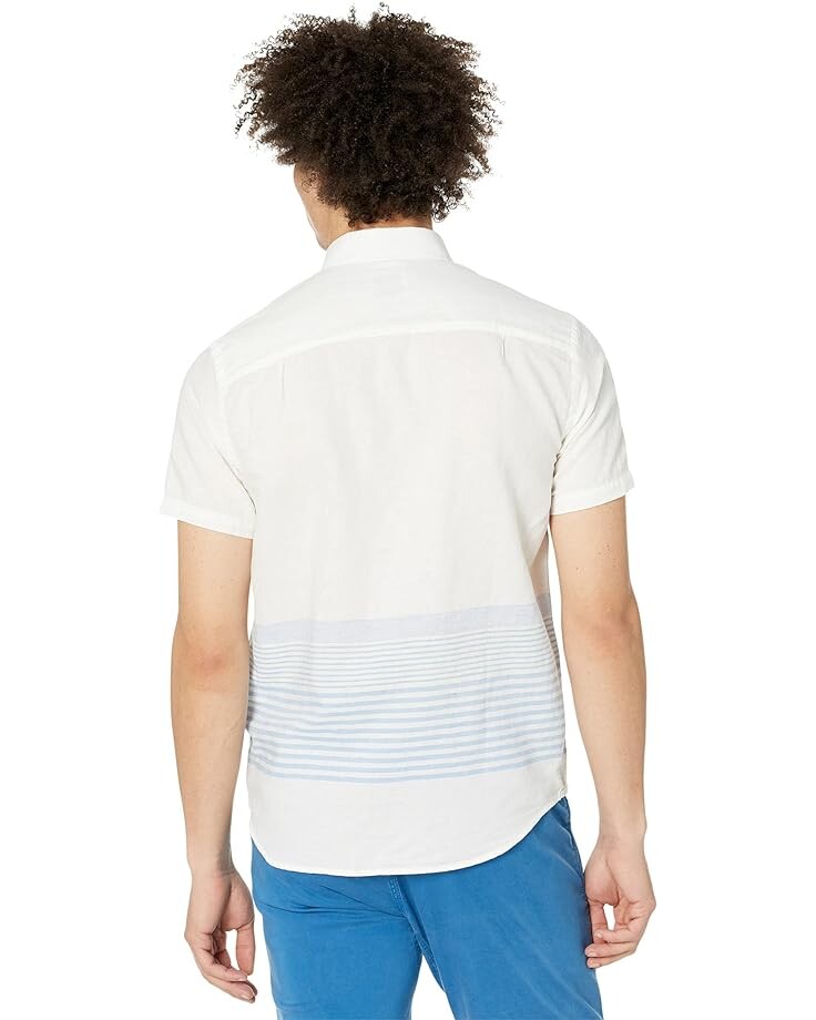 

Рубашка SERGE BLANCO Short Sleeve Striped Shirt, цвет Sky