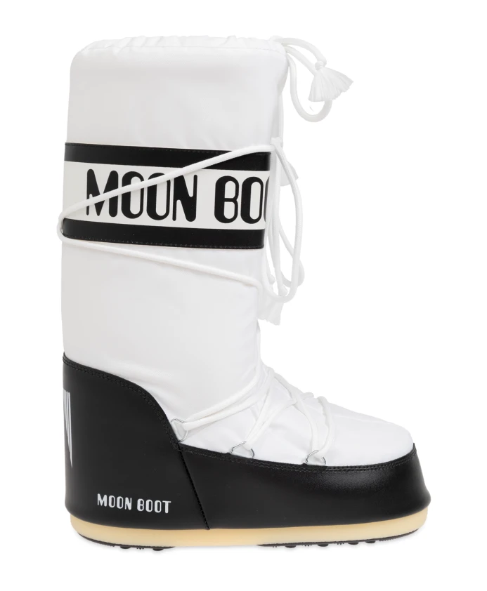 

Снежные сапоги из нейлона Moon Boot, белый