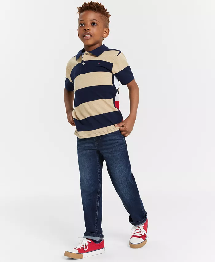 Джинсы Kent Regular-Fit с эластичной тканью для малышей и мальчиков Tommy Hilfiger, синий — фото 4