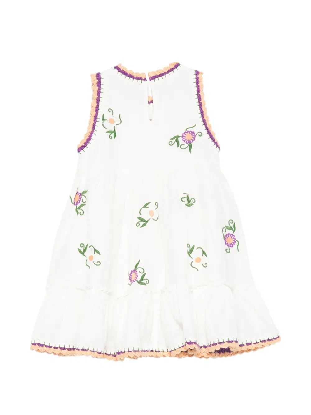 Платье с круглым вырезом Stella Mccartney Kids, белый — фото 2