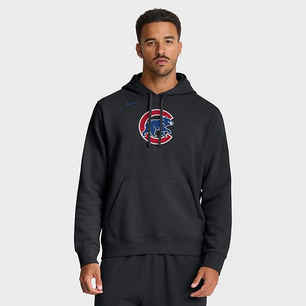 Мужская черная худи chicago cubs club Nike