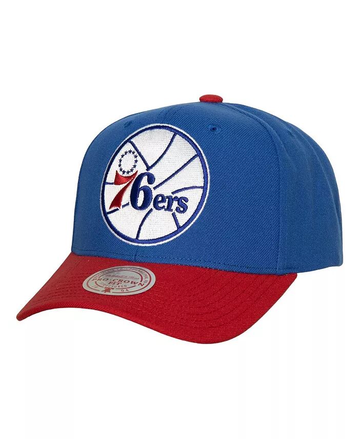 

Мужская королевская, красная бейсболка Philadelphia 76ers Soul XL Logo Pro Crown Snapback Mitchell & Ness