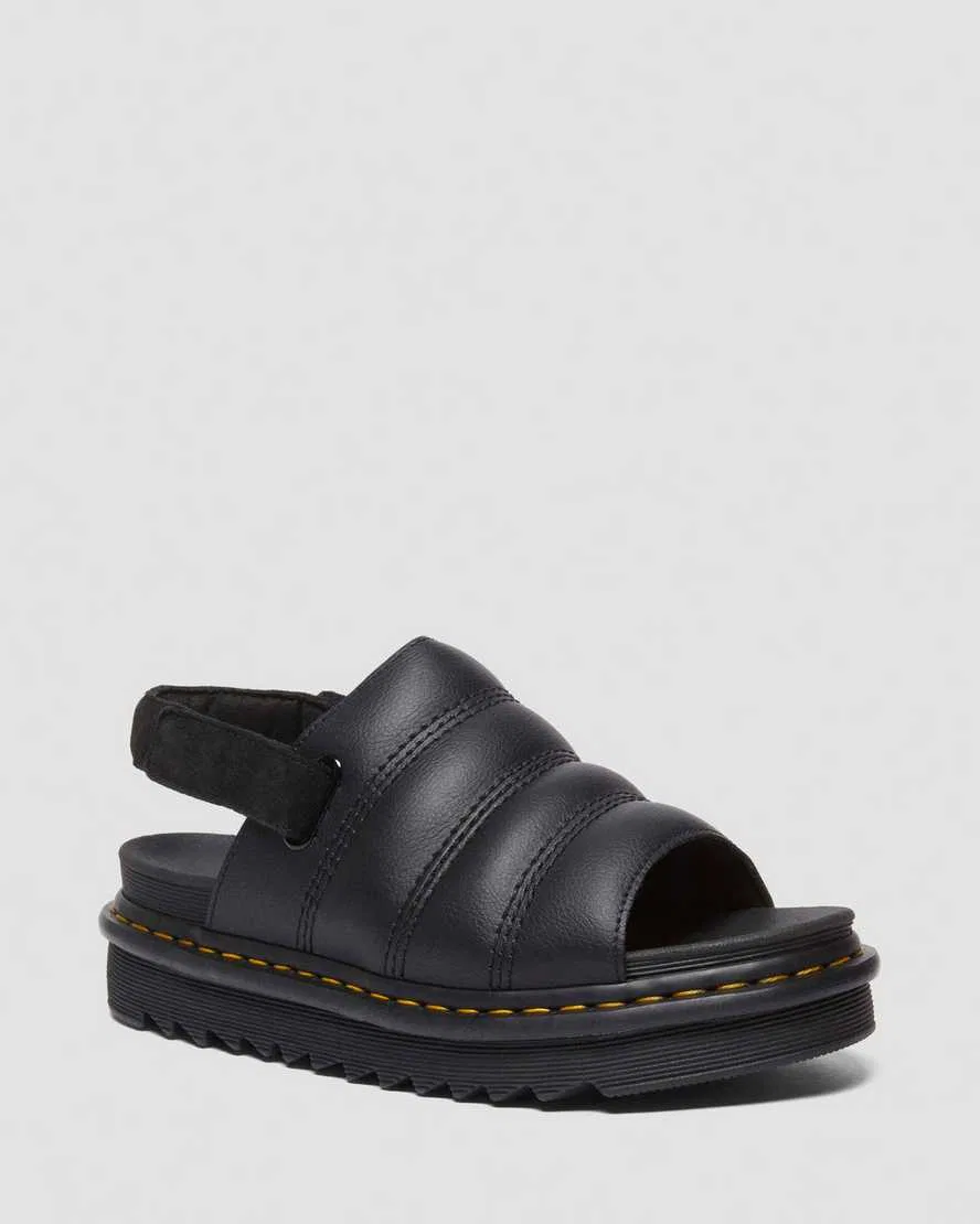 Сандалии Kole Athena с кожаным ремешком Dr Martens, черный