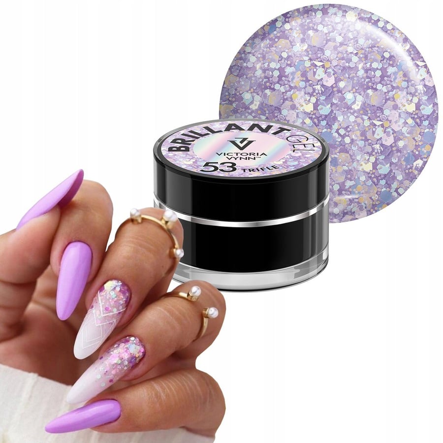 

Victoria Vynn Brillant Gel Princess 53 Trifle Glitter Gel Puderek