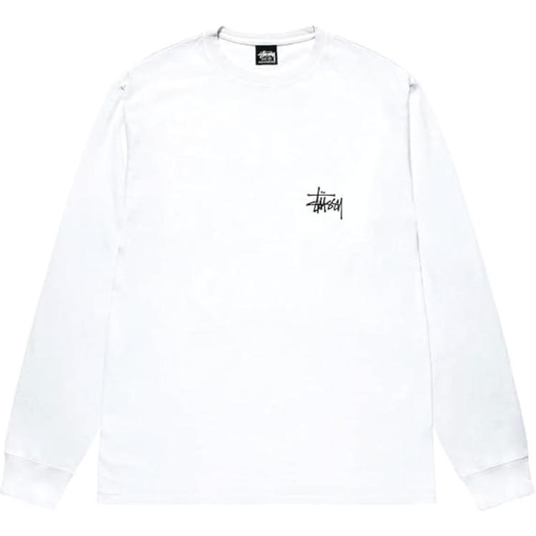 

Базовая футболка с длинным рукавом Stussy, черный