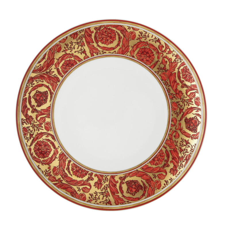 

Rosenthal Versace Medusa Garland Красная тарелка 28 см Rosenthal meets Versace, белый/золотой/красный, Серый, Rosenthal Versace Medusa Garland Красная тарелка 28 см Rosenthal meets Versace, белый/золотой/красный