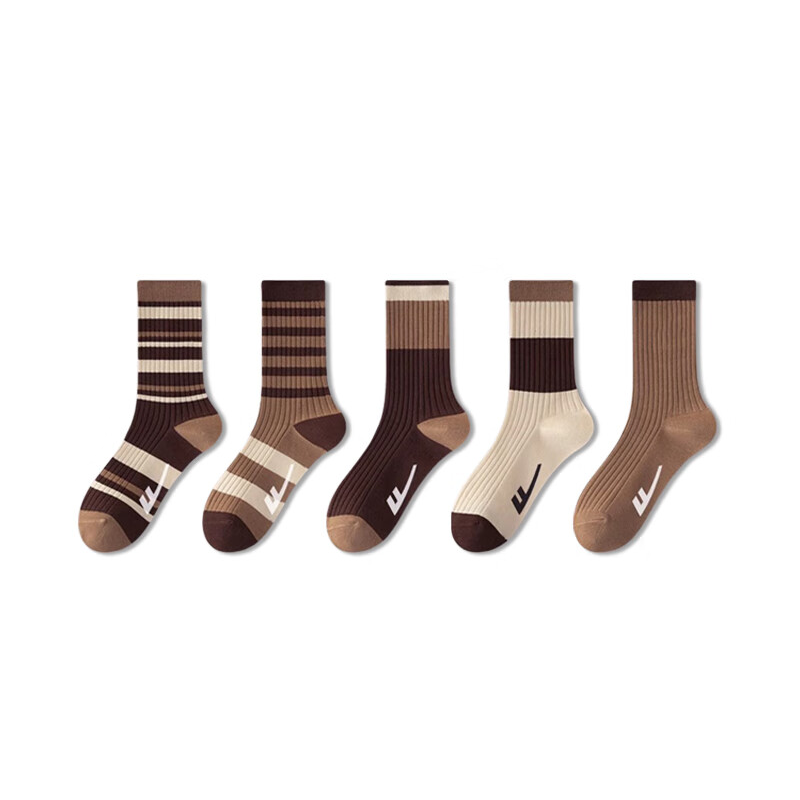 

Носки женские Fall Winter Crew, набор из 5 пар WARRIOR, maillard style crew mixed color 5 pack