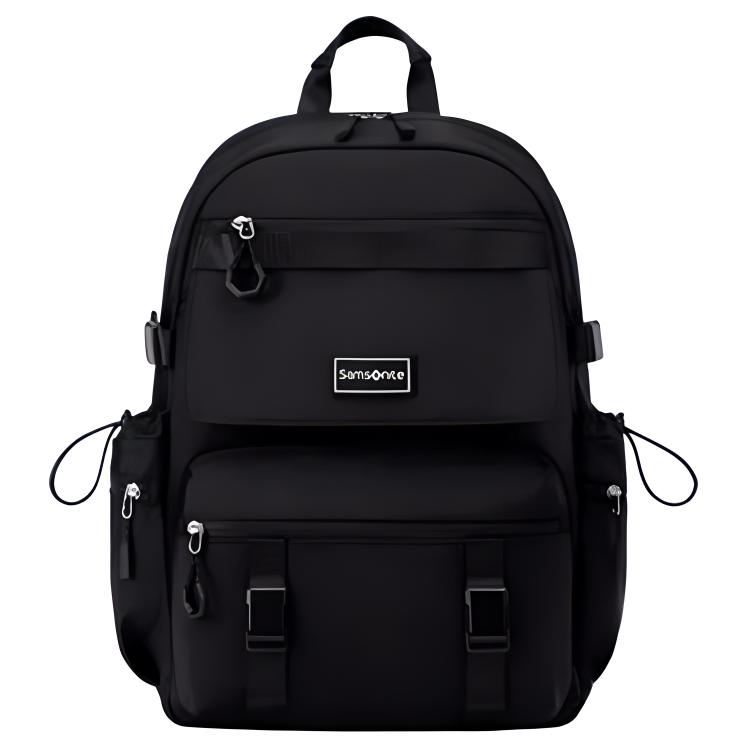

Samsonite Тканевый рюкзак среднего размера унисекс черный бежевый, Black