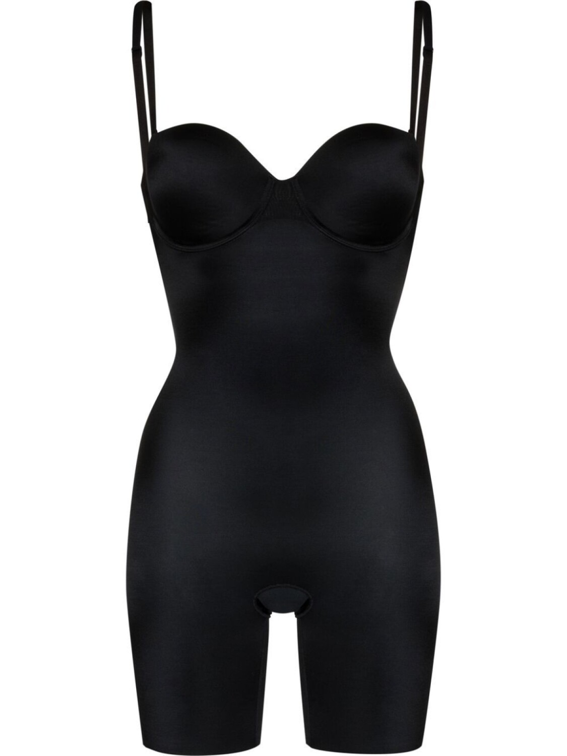

SPANX моделирующий комбинезон Fancy без бретелей, черный