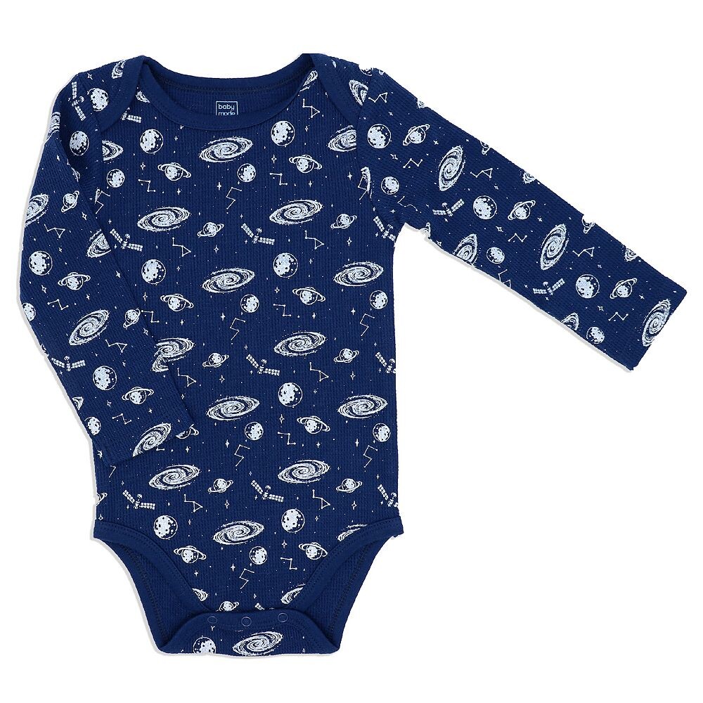 Комплект жилета Galaxy из 3 предметов для маленьких мальчиков Baby Mode, цвет Navy Galaxy — фото 2