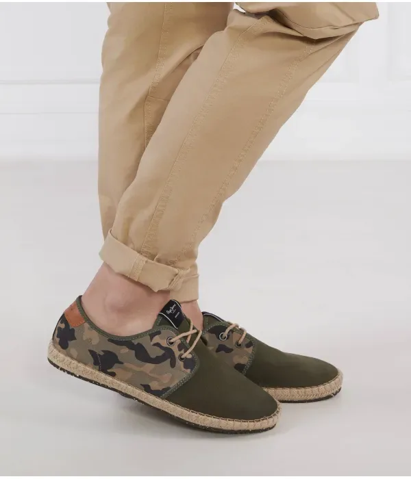 Теннисные кроссовки Tourist Claic Camo Pepe Jeans London, зеленый — фото 2