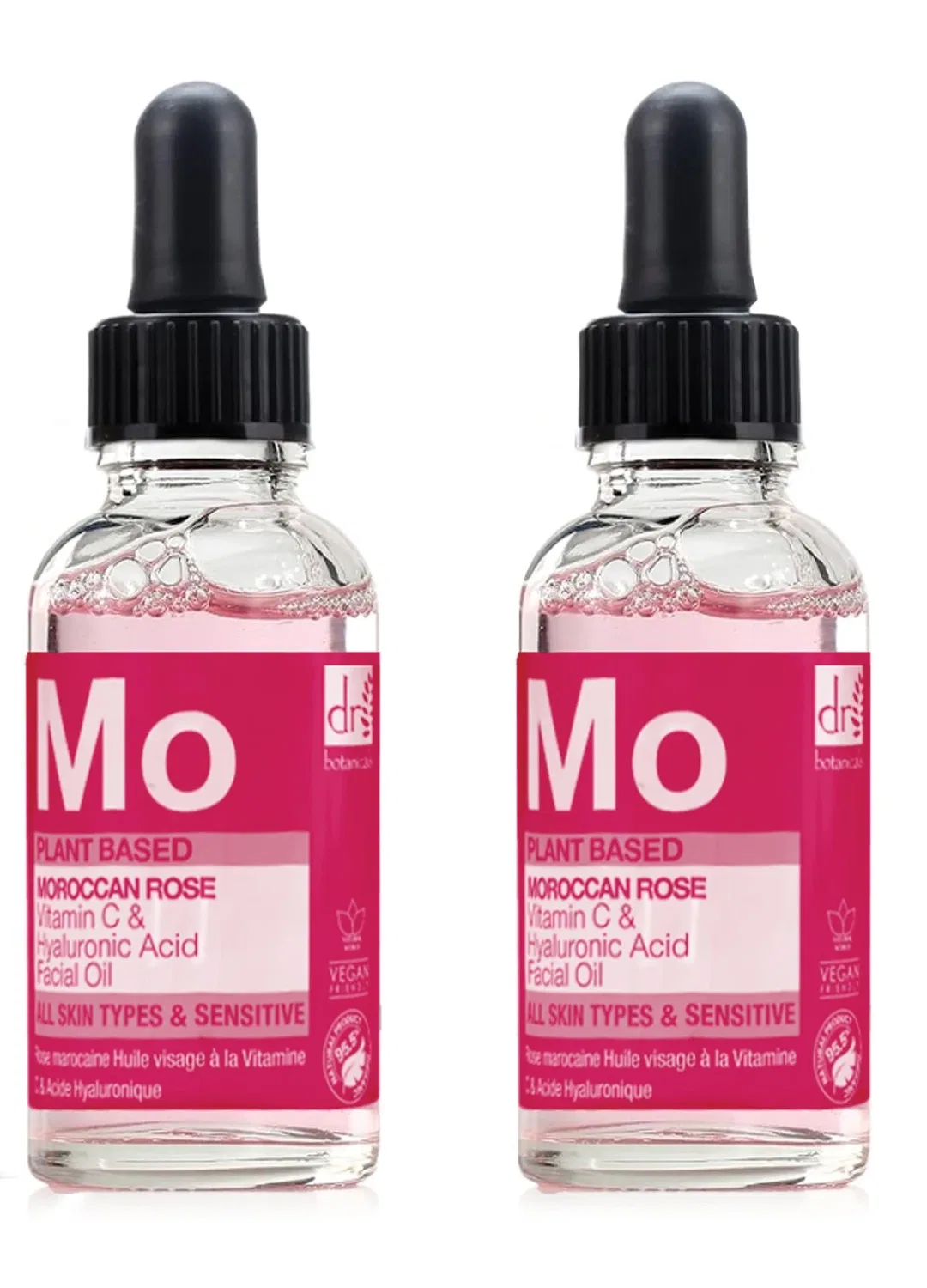 Масло для лица Moroccan Rose с гиалуроновой кислотой и витамином C Dr Botanicals — фото 2