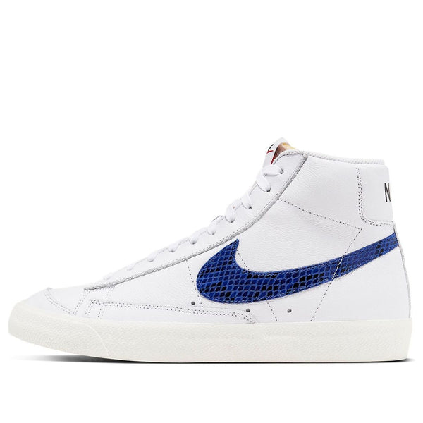 

Кроссовки blazer mid '77 'red & blue' Nike, белый
