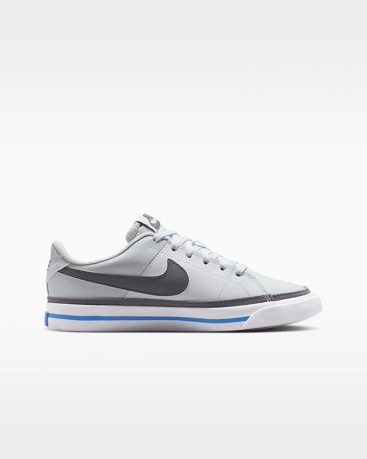 Детские кроссовки Nike Court Legacy, Off White/Blue Crystal/White/Pencil Point — фото 3