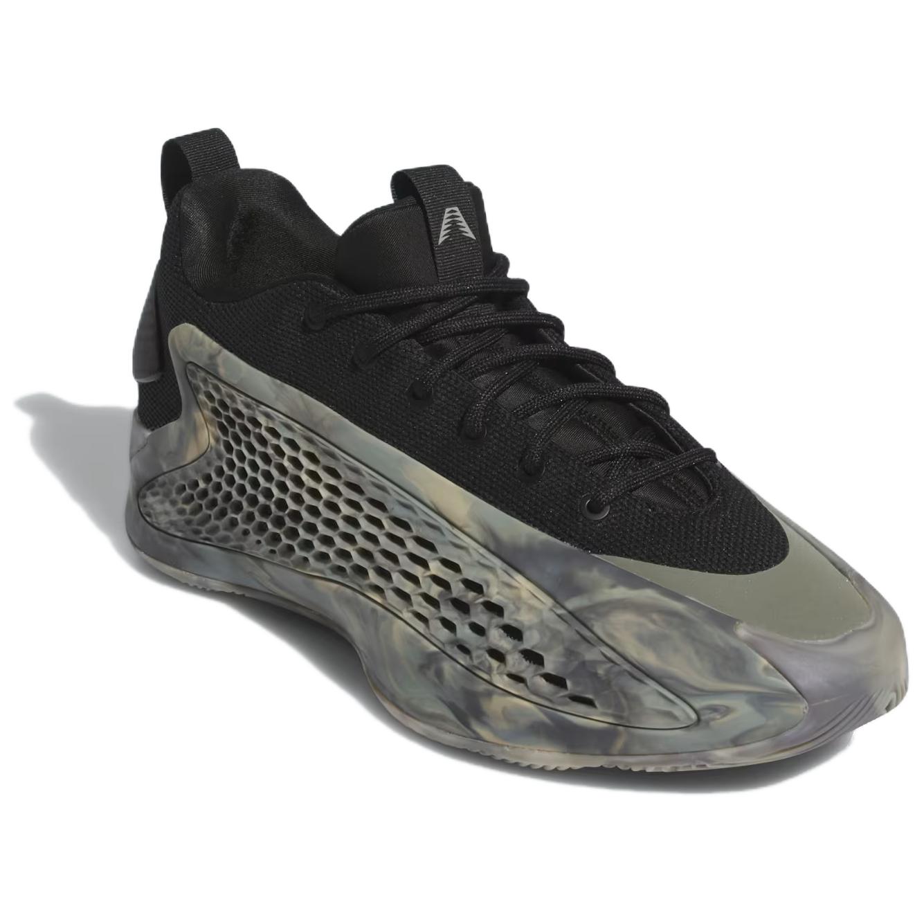 Adidas A.E. 1 Low 'MX Grey' Support мужские баскетбольные кроссовки низкие Ascend черный камуфляж черный синий — фото 3