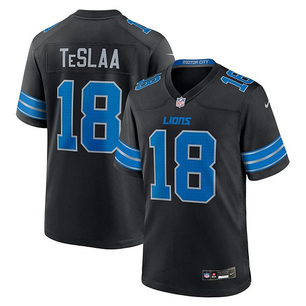 

Мужская футболка Isaac Teslaa черная Detroit Lions Alternate Game Player Nike