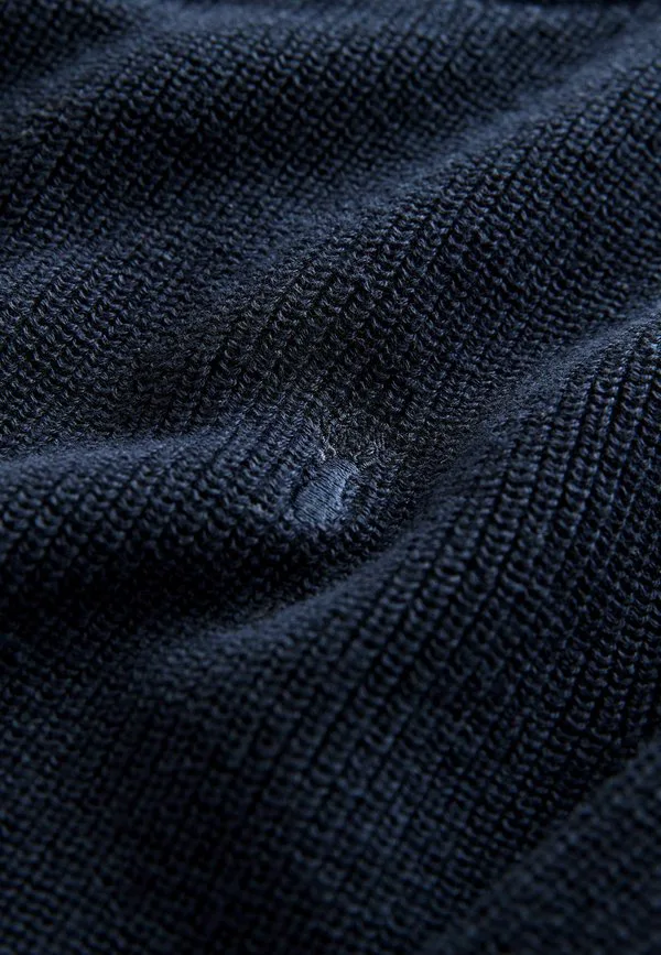 Джемпер с круглым вырезом и оленьим кроем Next, Navy Blue — фото 3
