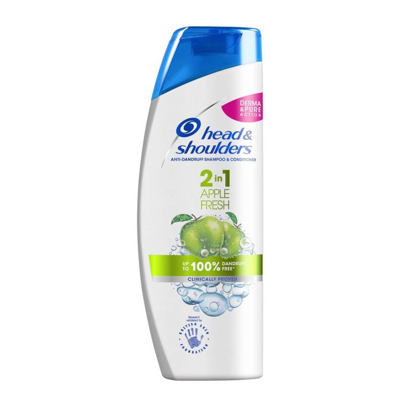 Fresh Apple 2 in 1 Шампунь для очищения и лечения перхоти 360 мл Head&shoulders, 360ml — фото 2