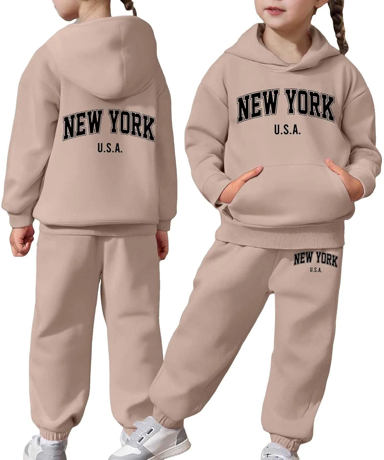 Детский спортивный костюм с принтом Brooklyn, Z02 Khaki
