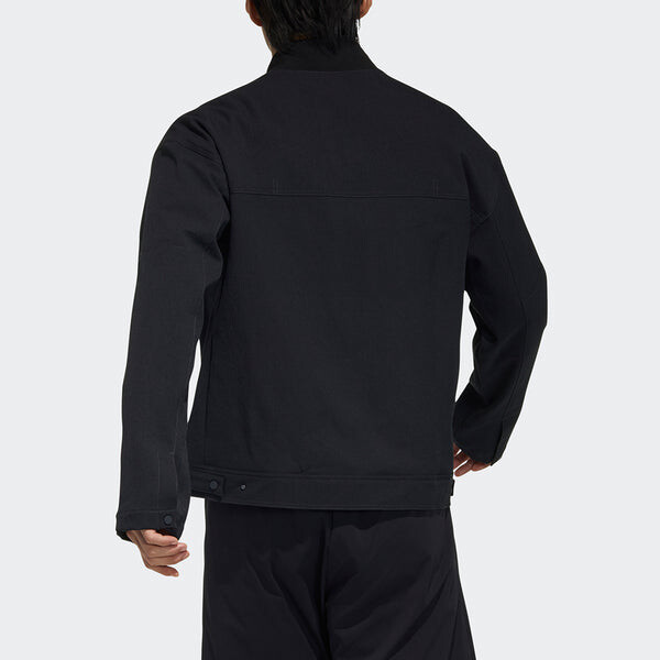 Куртка adidas Series WJ JKT Denim Training Sports Logo Jacket Black, черный — фото 3